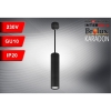 OPRAWA SUFITOWA WISZĄCA KARADON GU10 56x170 CZARNA-116289