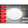 PANEL LED NATYNKOWY GERRIT 24W 3000K Ø280x28MM 230V BIAŁY-116312