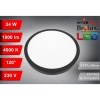 PANEL LED NATYNKOWY GERRIT 24W 4000K Ø280x28MM CZARNY-116314