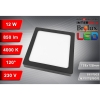 PANEL LED NATYNKOWY GERRY 12W 4000K 158x158x28MM 230V CZARNY-116321