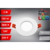 PANEL LED PODTYNKOWY GERD 3W 3000K Ø83x20MM 230V BIAŁY-116329