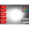 PANEL LED PODTYNKOWY GERD 15W 3000K Ø188x20MM 230V BIAŁY-116340