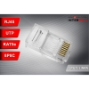 WTYK RJ45 8P8C MODULARNY UTP KAT.5e DRUT / LINKA-116420