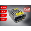 ZASILACZ MODUŁOWY IMPULSOWY 12V 36W 3A-116429