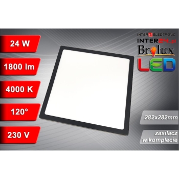 PANEL LED NATYNKOWY GERRY 24W 4000K 282x282x28MM 230V-116327