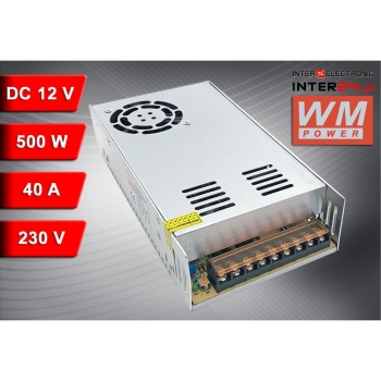 ZASILACZ MODUŁOWY IMPULSOWY 12V 500W 40A-116431