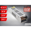 ZASILACZ MODUŁOWY IMPULSOWY SLIM 24V 60W 2,5A-117450