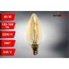 ŻARÓWKA WĘGLOWA OZDOBNA SABERN C35 40W E14-117473