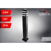 LAMPA OGRODOWA STOJĄCA SŁUPEK SANTA 1xE27 80CM IP54 CZARNY-117563