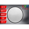 Plafon led Wilton 24W 4000K IP20 Ø380mm okrągły czarny-117566