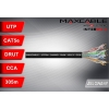 Przewód UTP5e drut CCA + żel 305m czarny MAXCABLE-117589