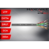 Przewód UTP5e drut CCA 305m szary MAXCABLE-117592