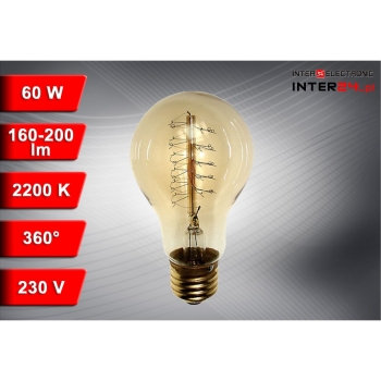 ŻARÓWKA WĘGLOWA OZDOBNA SELEBY A23 60W E27-117487