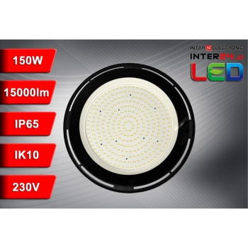 Lampa LED High Bay Karadam 150W 4000K IP65 IK10 15000lm 110° Ø300mm slim-117689