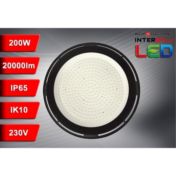 Lampa LED High Bay Karadam 200W 4000K IP65 IK10 20000lm 110° Ø330mm slim-117696
